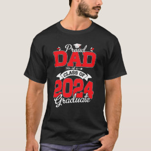 Camiseta Orgulloso papá de una clase de papá de camisas gra