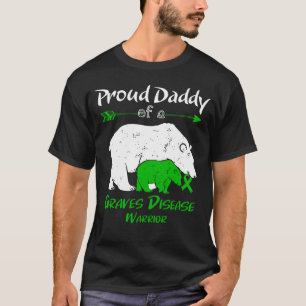 Camiseta Orgulloso Papá de una Conciencia de Enfermedad de 