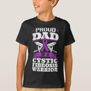 Camiseta Orgulloso Papá De Una Conciencia De Guerrero De Fi