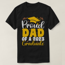 Camiseta Orgulloso Papá De Una Graduación Gradual Graduada 