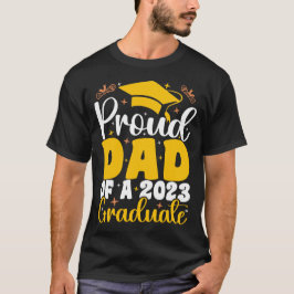 Camiseta Orgulloso Papá De Una Graduación Gradual Graduada 