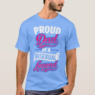 Camiseta Orgulloso Papá De Una Leyenda Biseual, Un Bi Diver