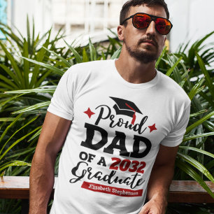 Camiseta Orgulloso papá de una pareja de graduados en 2023