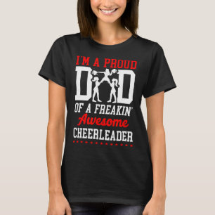 Camiseta Orgulloso Papá De Una Porrista Animadora