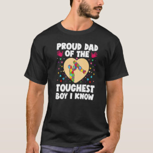 Camiseta Orgulloso Papá Del Chico Más Fuerte Que Conozco Co