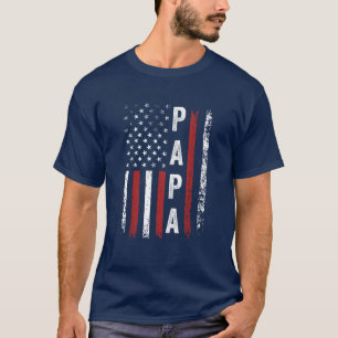 Camiseta Orgulloso Papa Funny Fathers Day 2025 Dad America