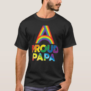 Camiseta Orgulloso Papa Lgbt Orgullo Gay Lesbiana Arcoiris
