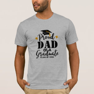 Camiseta Orgulloso papá/mamá de graduación de Personalizabl
