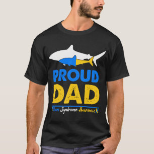 Camiseta Orgulloso papá papá papá papá World Down Awareness