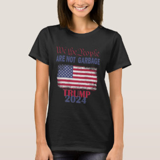 Camiseta Orgulloso partidario de Trump basura Nosotros el p