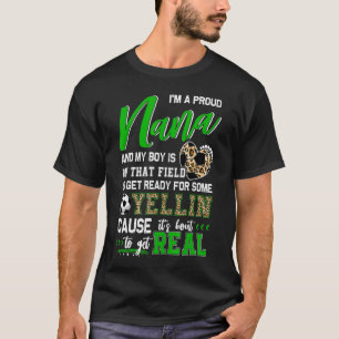 Camiseta Orgulloso partido de la familia de fútbol Nana