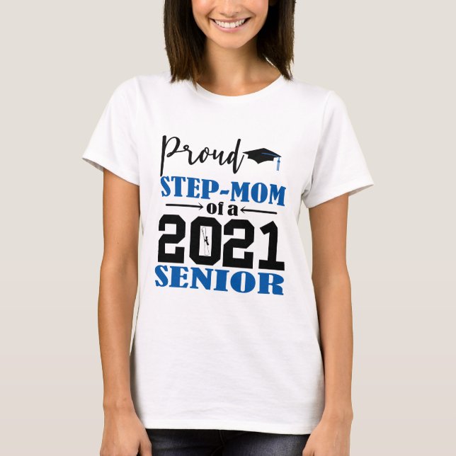 Camiseta Orgulloso paso mamá de un Senior 2021 (Anverso)