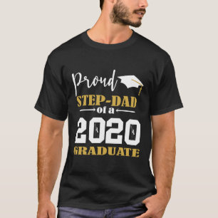 Camiseta Orgulloso paso papá de un graduado blanco en 2020