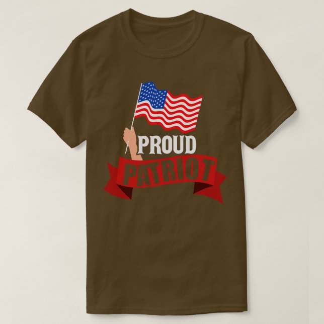 Camiseta Orgulloso Patriota (Diseño del anverso)
