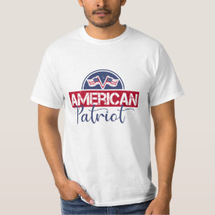 Camiseta Orgulloso Patriota Estadounidense - Bandera de Est
