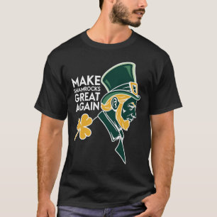 Camiseta Orgulloso patriota irlandés - Haz que los tréboles