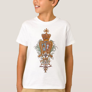 Camiseta Orgulloso Patriota Portugués Real Escudo de Armas