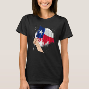 Camiseta Orgulloso Patriótico Textil Bandera De Texas Eeuu 