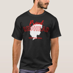 Camiseta Orgulloso pelirrojo 100 natural