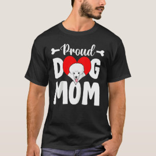 Camiseta Orgulloso perro caniche de mamá Día de Raglan 1