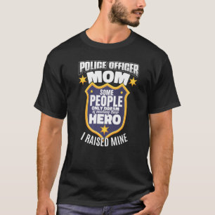 Camiseta Orgulloso policía agente comisario sheriff oficial