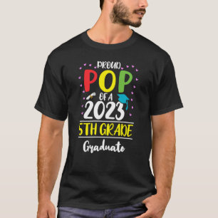 Camiseta Orgulloso pop de una clase de graduado de 5º grado