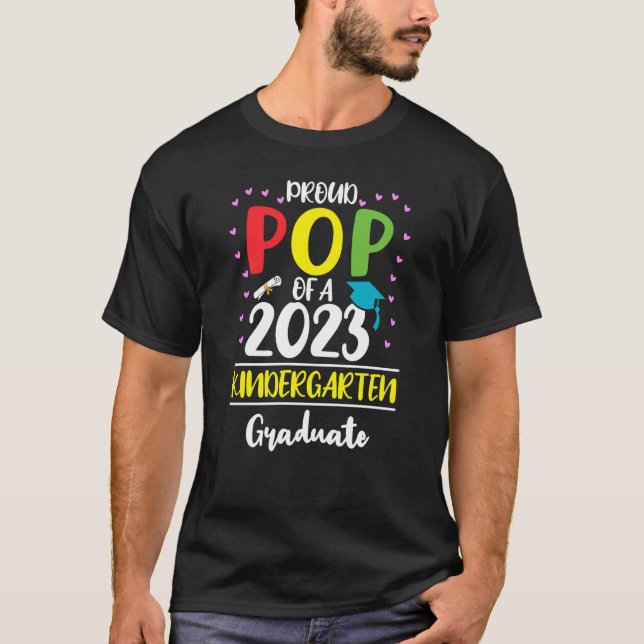 Camiseta Orgulloso pop de una clase de graduado de jardines (Anverso)