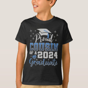 Camiseta Orgulloso Primo De 2024 Graduado Impresionante Col