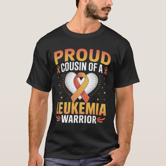 Camiseta Orgulloso Primo De Conciencia Sobre El Cáncer De L (Anverso)