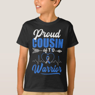 Camiseta Orgulloso Primo De Guerrero De T1d Diabetes Sensib