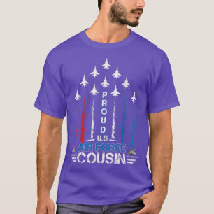 Camiseta Orgulloso primo de la Fuerza Aérea de Estados Unid