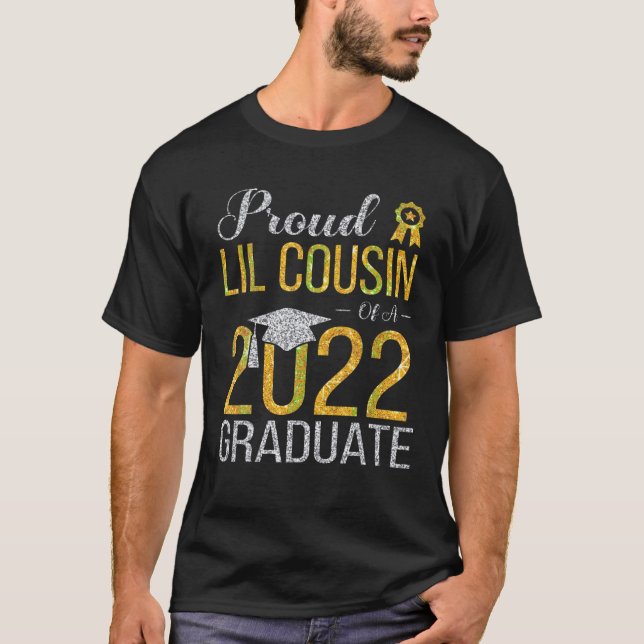 Camiseta Orgulloso Primo De Lil De Un Graduado De 2022 Feli (Anverso)