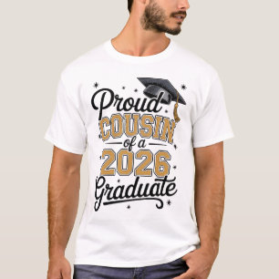 Camiseta Orgulloso Primo De Un Graduado 2026 Graduación De 