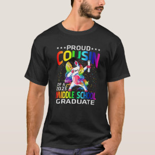 Camiseta Orgulloso Primo De Un Graduado De La Escuela Media
