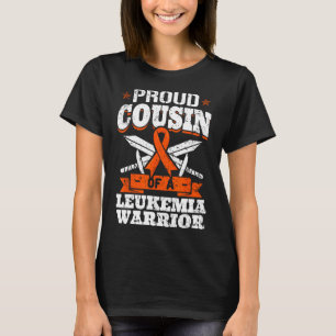 Camiseta Orgulloso Primo De Un Guerrero De La Leucemia Por