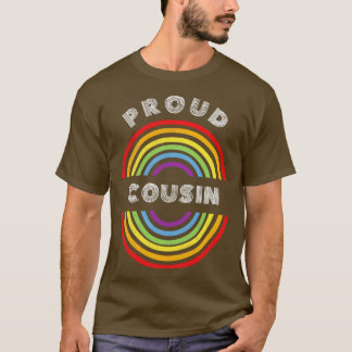 Camiseta Orgulloso primo Orgullo LGBT LGBTQ T Partidario de
