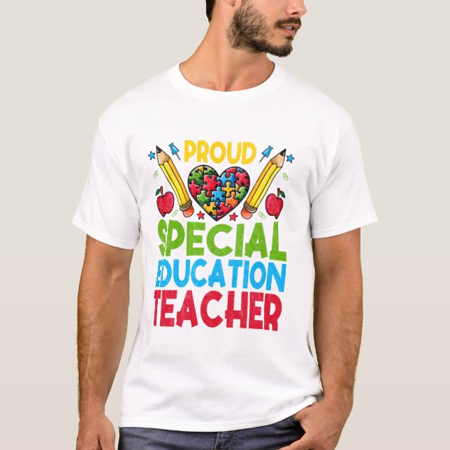 Camiseta Orgulloso profesor de educación especial (Anverso)