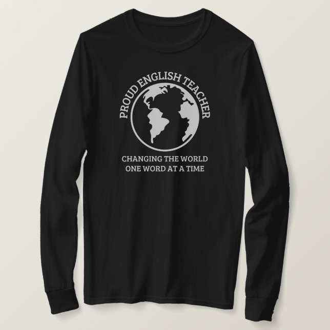 Camiseta Orgulloso profesor de inglés | Gracioso profesor d (Anverso del diseño)