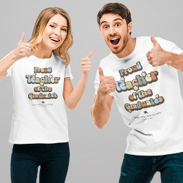 Camiseta Orgulloso profesor del Unisex Retro Graduado