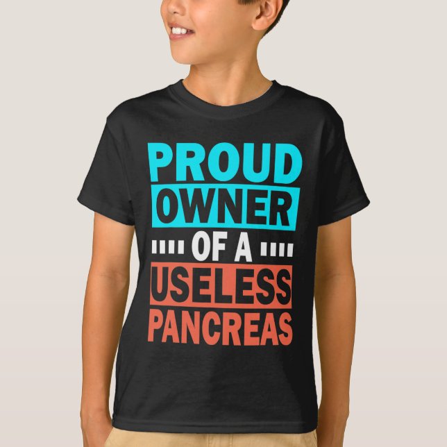 Camiseta Orgulloso Propietario De Un Inútil Awarene De La D (Anverso)