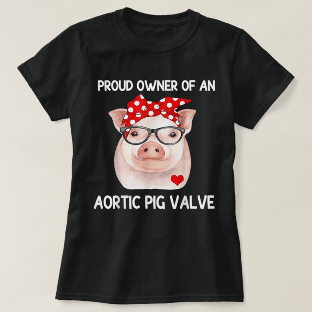 Camiseta Orgulloso Propietario De Una Enfermedad Cardíaca D (Diseño del anverso)