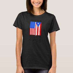 Camiseta Orgulloso puertorriqueño americano tradicional pue