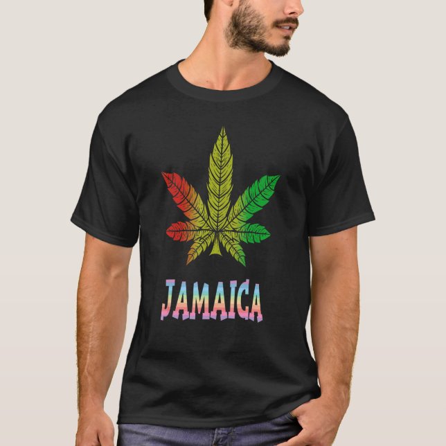 Camiseta Orgulloso reggae jamaiquino música caribeña Jamaic (Anverso)
