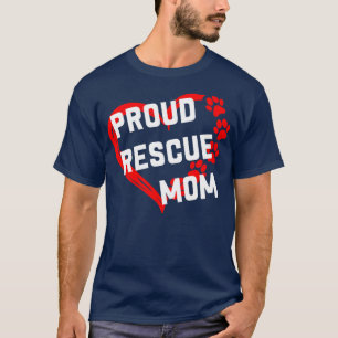 Camiseta Orgulloso Rescate Mamá Divertido Rescate De Los Am