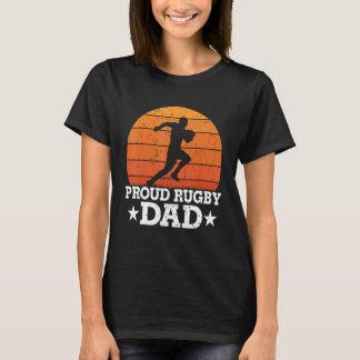 Camiseta Orgulloso Rugby Dad Rugby Fan Player Coach Vintage