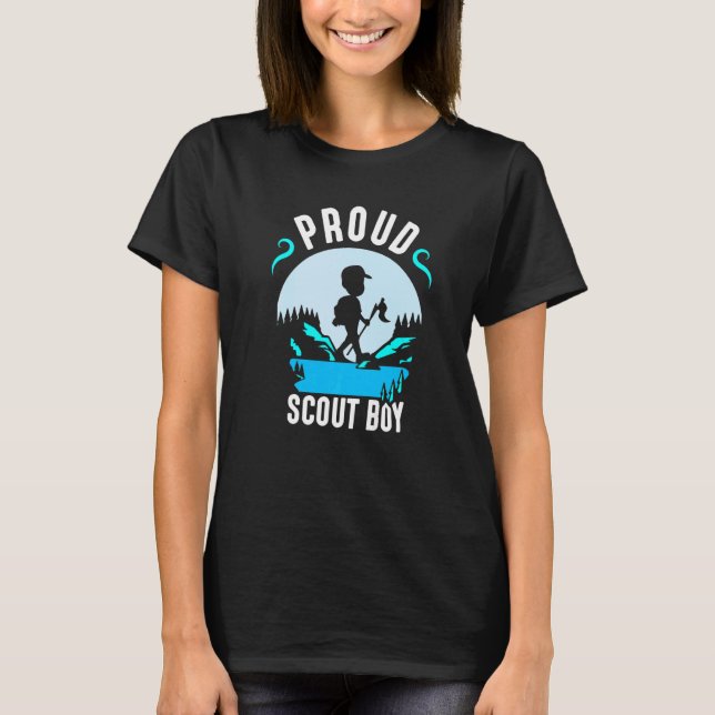 Camiseta Orgulloso Scout Senderismo Scouting (Anverso)