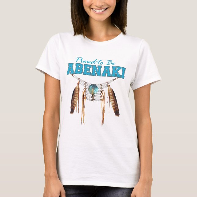 Camiseta Orgulloso ser Abenaki (Anverso)