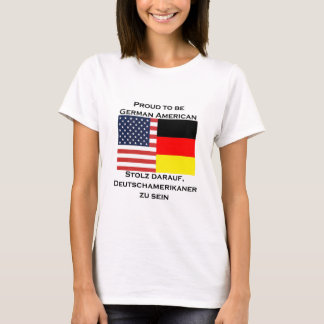 Camiseta Orgulloso ser americano alemán