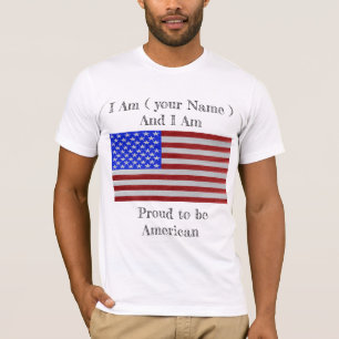 Camiseta Orgulloso ser americano su estilo