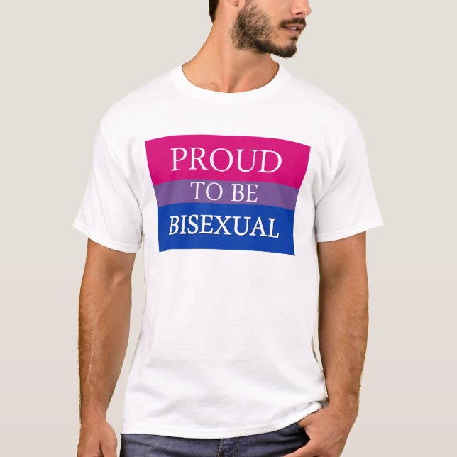 Camiseta Orgulloso ser bisexual (Anverso)